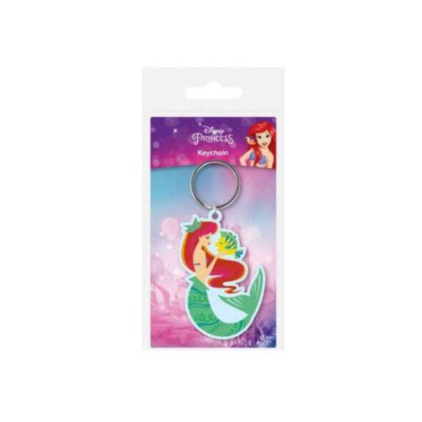 Porte-clés en caoutchouc Ariel 6 cm - Disney La Petite Sirène