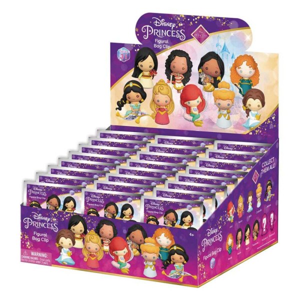 Porte-clés pour sac à dos 3D Princesses Ultime Série 31 - Disney