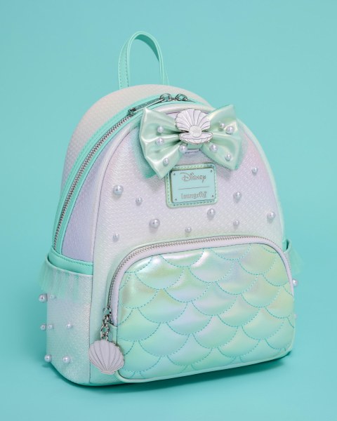 Mini sac à dos nacré irisé - Disney Loungefly La Petite Sirène