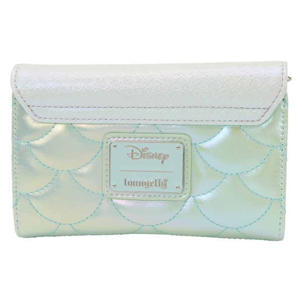 Portefeuille à rabat en nacre irisée - Disney Loungefly La Petite Sirène