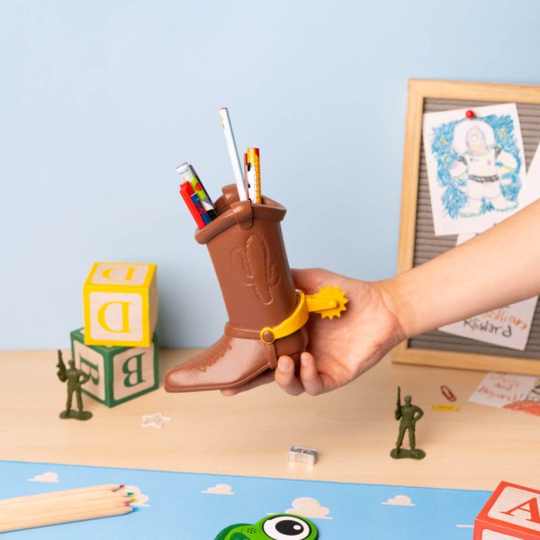 Porte-crayons Woody de Toy Story avec ensemble de papeterie – 16 cm