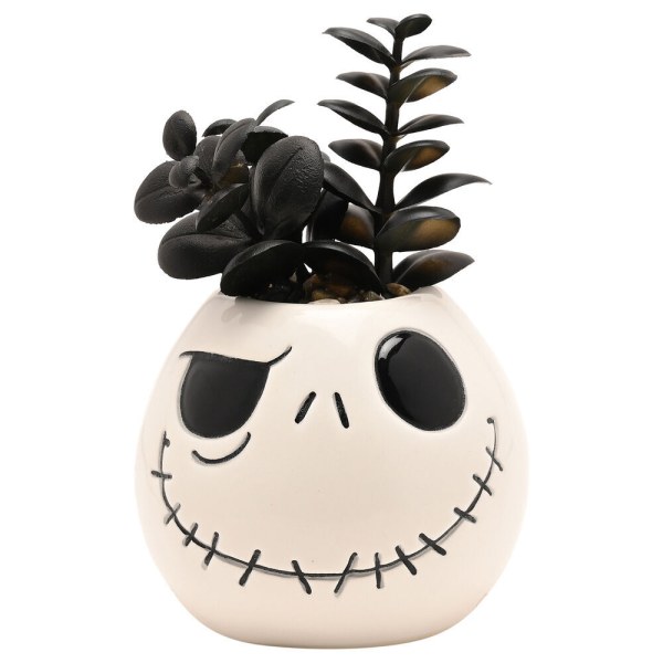 Jardinière de L'étrange Noël De Monsieur Jack avec plante artificielle