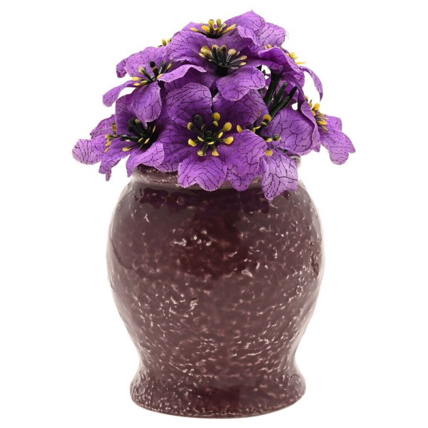 Pot de fleurs L'Étrange Noël de Monsieur Jack avec plante artificielle - Morelle mortelle