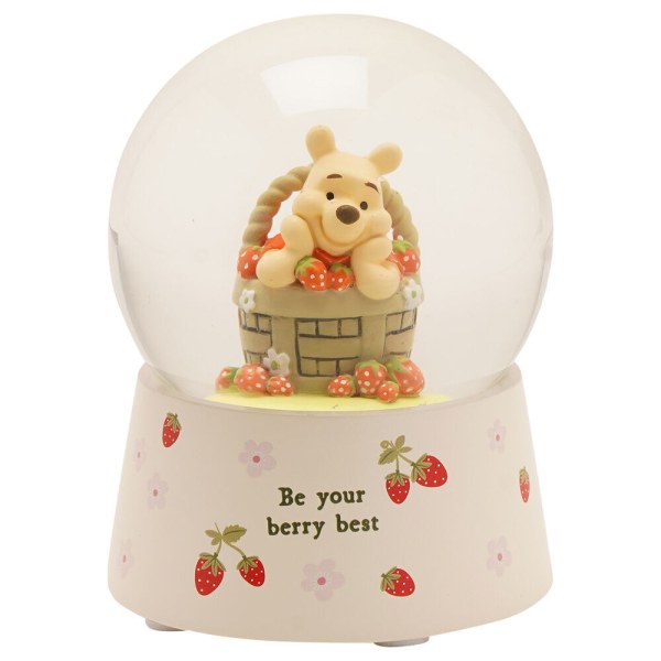 Boule à neige Winnie aux fraises - Disney Winnie l'Ourson
