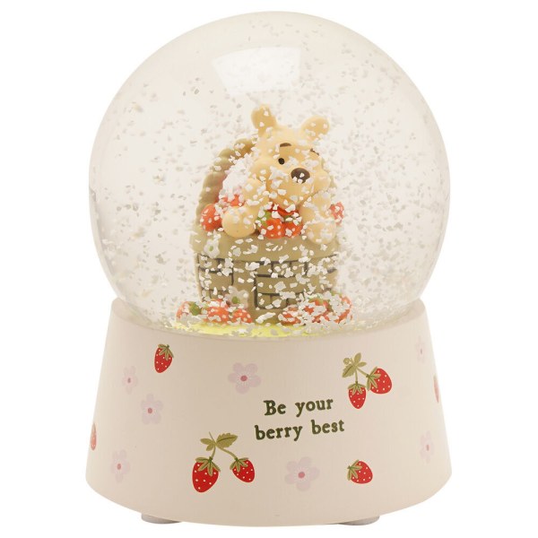 Boule à neige Winnie aux fraises - Disney Winnie l'Ourson