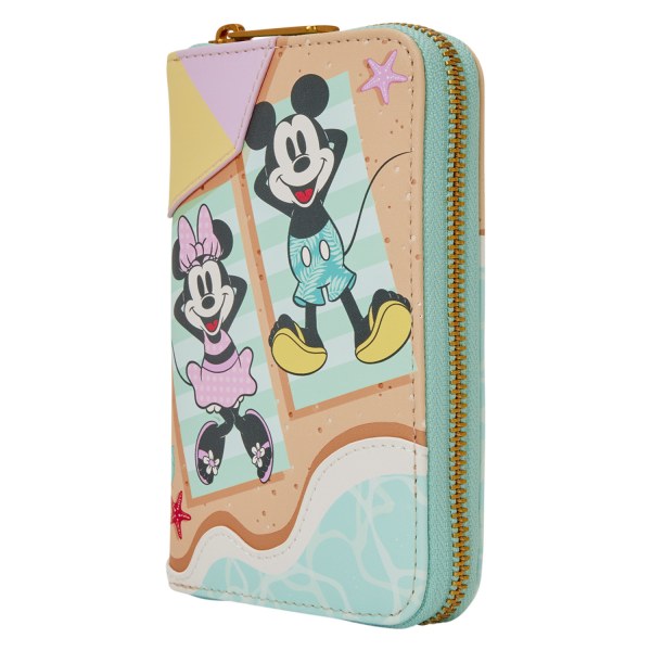 Portefeuille Mickey et Minnie s'amusent à la plage - Disney Loungefly