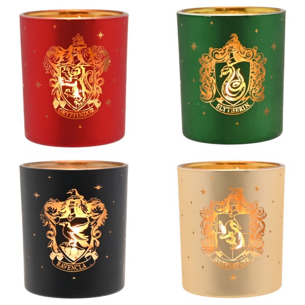 Ensemble de 4 photophores des Maisons - Harry Potter
