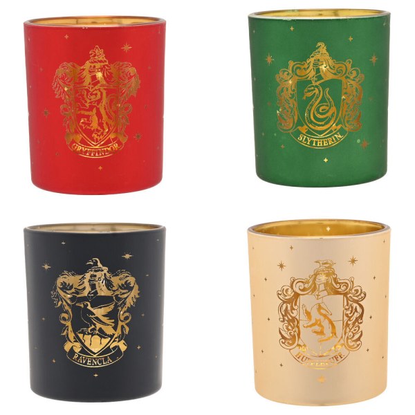 Ensemble de 4 photophores des Maisons - Harry Potter