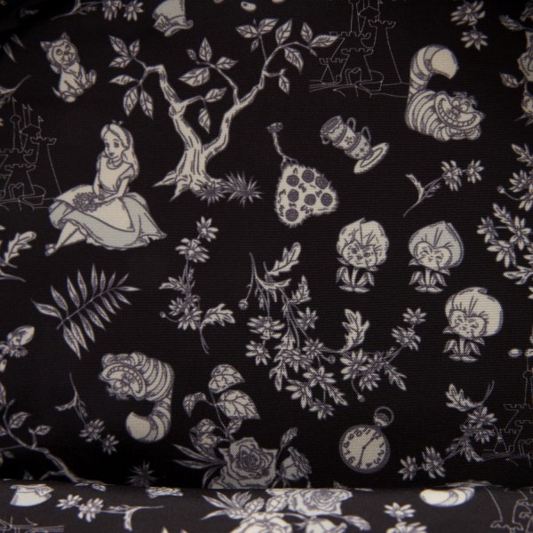 Mini sac à dos Alice au pays des merveilles brodé de fleurs - Disney Loungefly