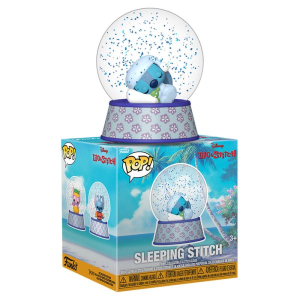 POP! Figurine mystère assortie en boule à neige Disney Stitch