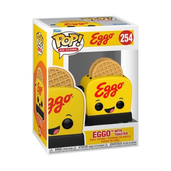 FUNKO POP! 254 Eggo avec grille-pain - Kellogg