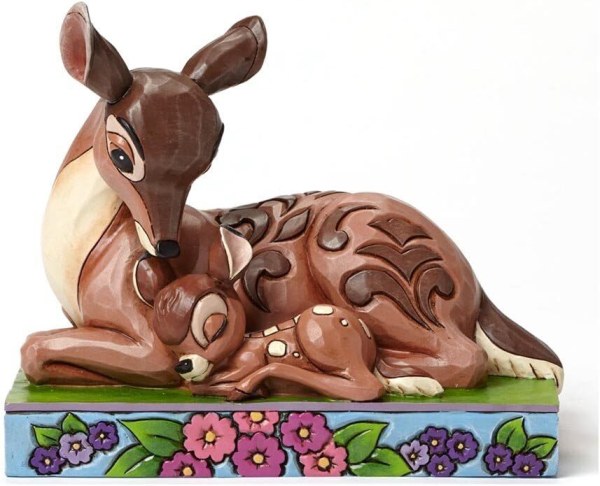 Figurine Bambi avec sa mère « Dors bien, petit prince » - Disney Traditions