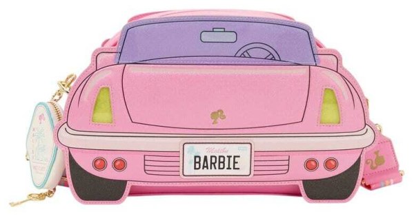 Sac à bandoulière lumineux Barbie en forme de voiture - Loungefly Mattel