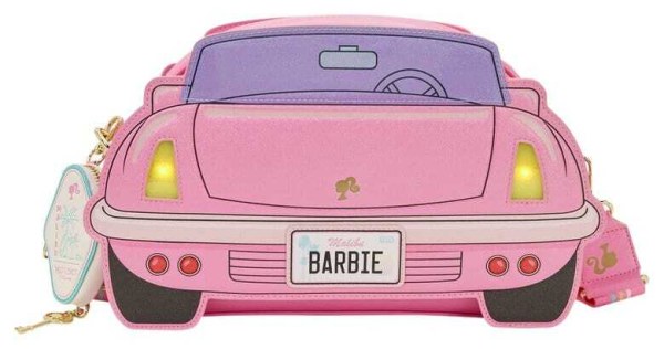 Sac à bandoulière lumineux Barbie en forme de voiture - Loungefly Mattel
