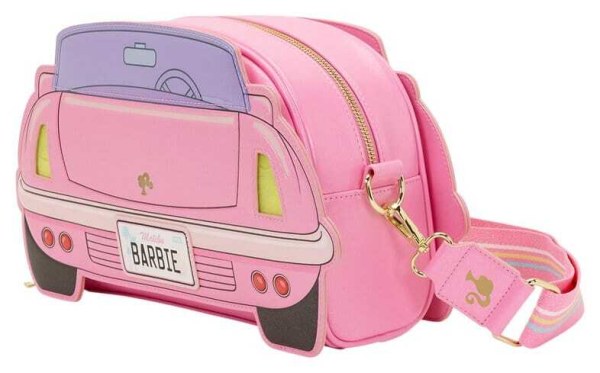 Sac à bandoulière lumineux Barbie en forme de voiture - Loungefly Mattel