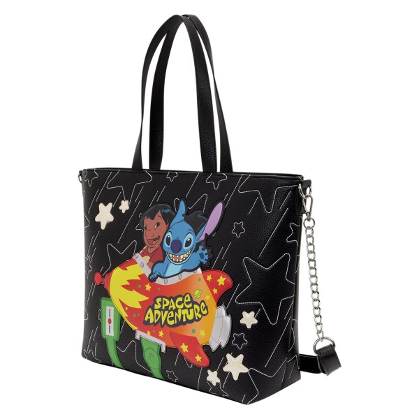 Sac à bandoulière fourre-tout aventure spatiale - Disney Loungefly Lilo & Stitch