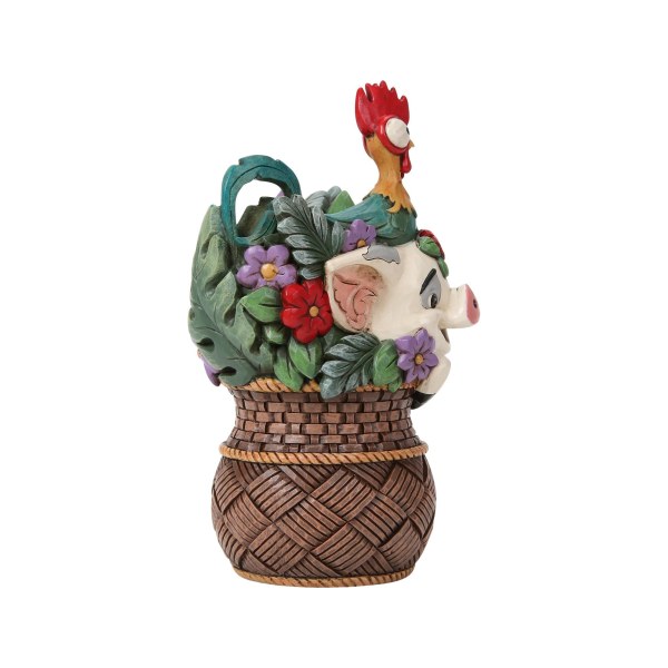 Panier de fleurs Pua & Hei Hei Vaiana - Disney Traditions