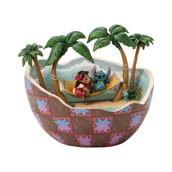 Lilo et Stitch dans une noix de coco (Scène du film) - Disney Traditions