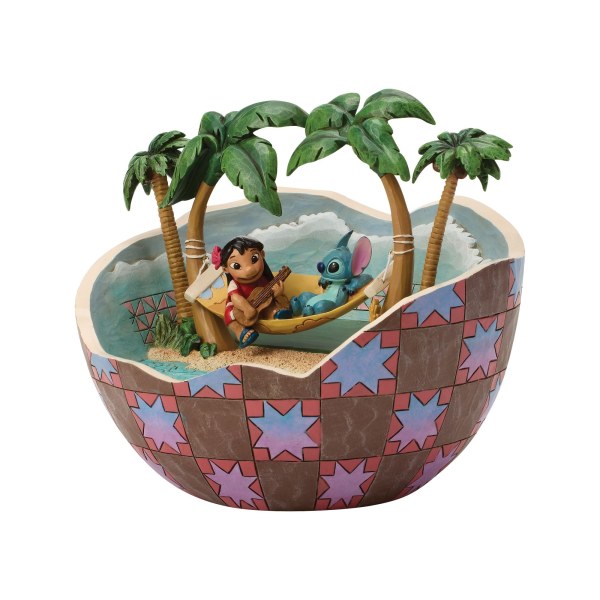 Lilo et Stitch dans une noix de coco (Scène du film) - Disney Traditions