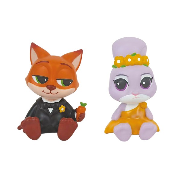 Set de figurines en vinyle Judy et Nick - Disney Grand Jester Zootopie