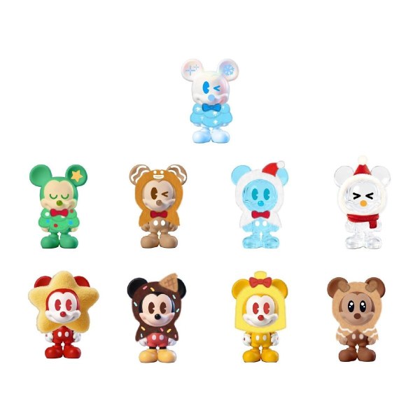Figurine mystère Mickey en PVC, tenues de Noël - Disney Grand Jester