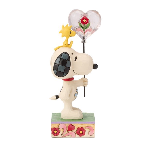 Snoopy avec un ballon en forme de cœur - Peanuts