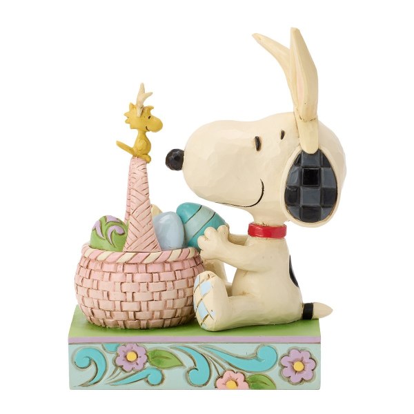 Snoopy avec un panier d'œufs de Pâques - Peanuts