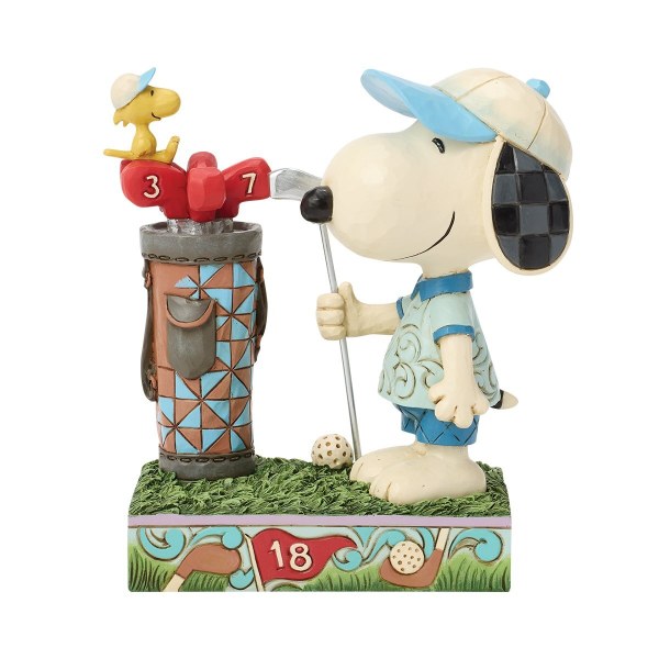 Snoopy et Woodstock jouent au golf - Peanuts