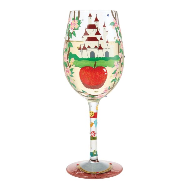VERRE A VIN « LA VIE EST UN CONTE DE FÉES » BLANCHE-NEIGE - DISNEY LOLITA