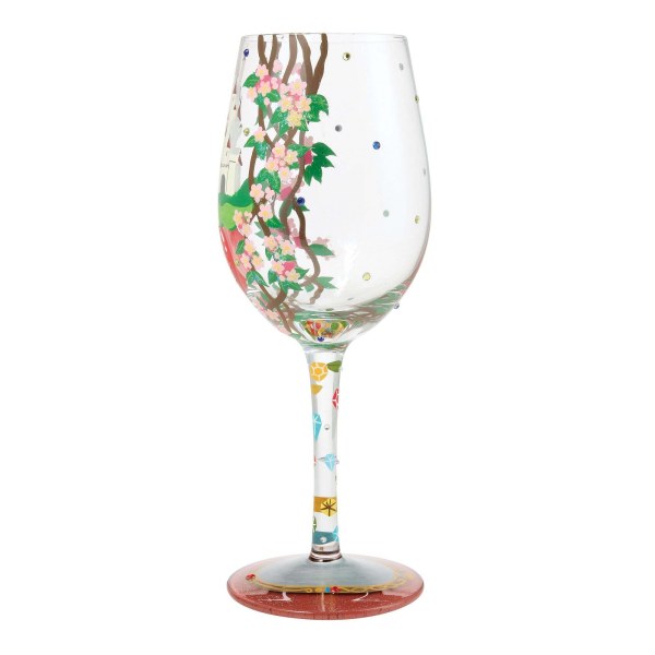 VERRE A VIN « LA VIE EST UN CONTE DE FÉES » BLANCHE-NEIGE - DISNEY LOLITA