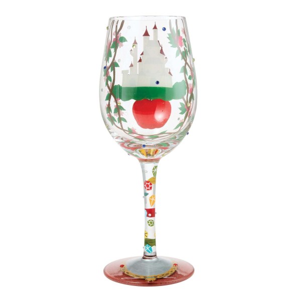 VERRE A VIN « LA VIE EST UN CONTE DE FÉES » BLANCHE-NEIGE - DISNEY LOLITA