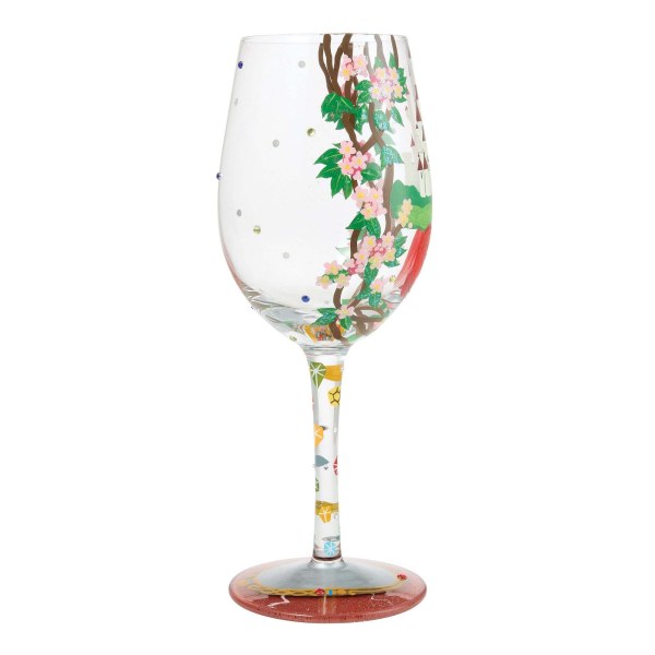 VERRE A VIN « LA VIE EST UN CONTE DE FÉES » BLANCHE-NEIGE - DISNEY LOLITA