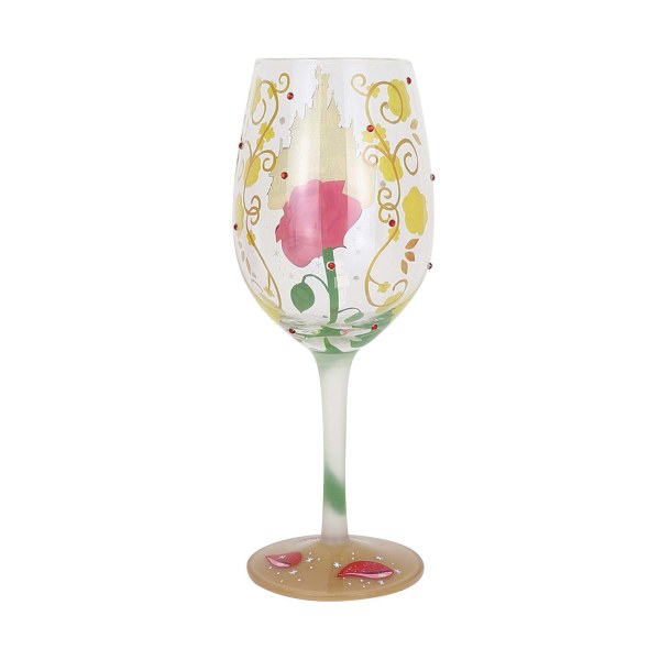 VERRE À VIN BELLE « AUDACIEUSE COMME UNE ROSE » - DISNEY LOLITA
