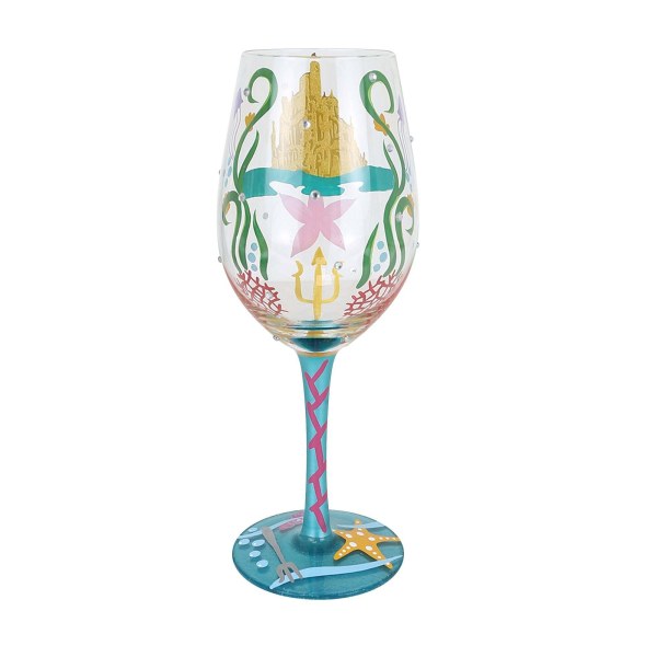 VERRE À VIN ARIEL « SURFE SUR TA PROPRE VAGUE » - DISNEY LOLITA