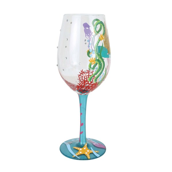 VERRE À VIN ARIEL « SURFE SUR TA PROPRE VAGUE » - DISNEY LOLITA