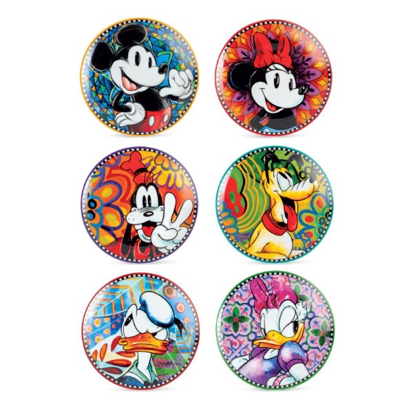 Ensemble de 6 assiettes à dessert assorties - Egan Disney Home