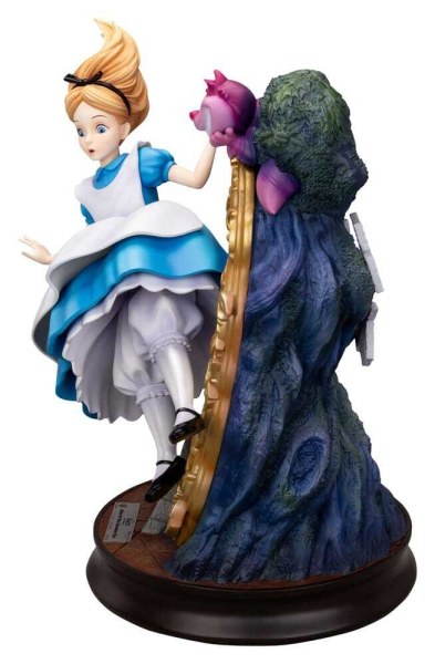 Alice au pays des merveilles et le chat du Cheshire - Statue MasterCraft
