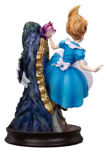 Alice au pays des merveilles et le chat du Cheshire - Statue MasterCraft