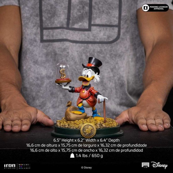 Iron Studios - Statuette La bande à Picsou Art Scale 1/10 - Oncle Picsou
