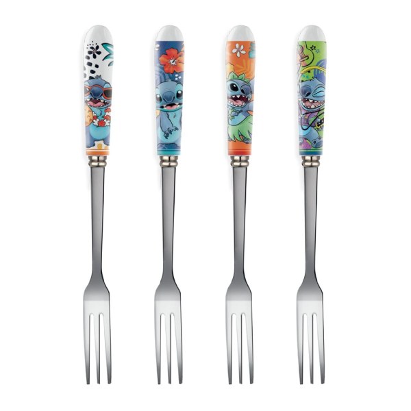 Ensemble de 4 fourchettes à dessert Stitch - Egan Disney Home