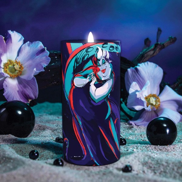 Bougie LED noire Ursula - Disney Home Frangrance Collection