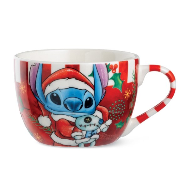 Bol petit déjeuner Stitch Noël rouge 520 ml - Egan Disney Home