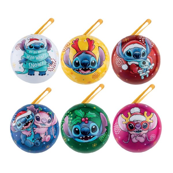 Lilo et Stitch - Ornement de Noël suspendu en métal à Stitch aléatoires - Egan Disney Home