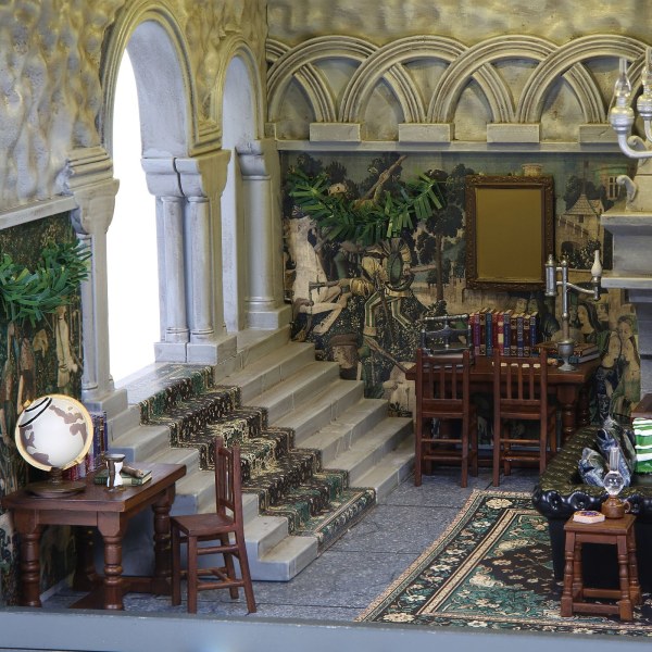 Harry Potter - Salle commune de Serpentard avec vue