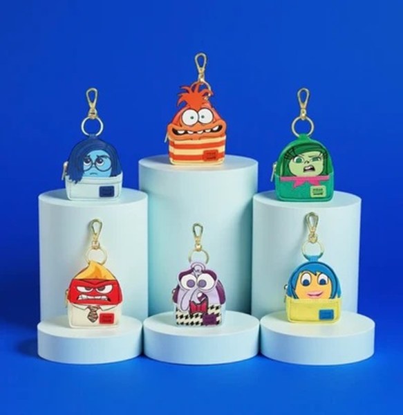 Porte-clés mini sac à dos mystère Vice-Versa 2 - Disney Pixar Loungefly