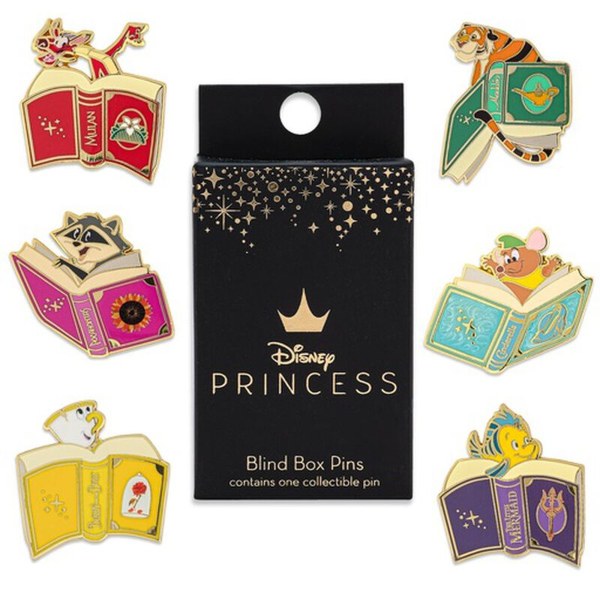 Pin's émaillé mystère Loungefly – Les livres des Princesses Disney