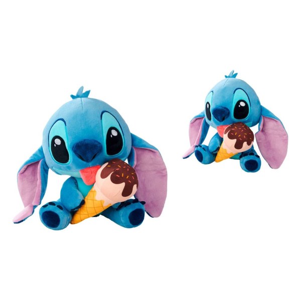 Peluche Stitch avec Glace 25 cm - Lilo & Stitch