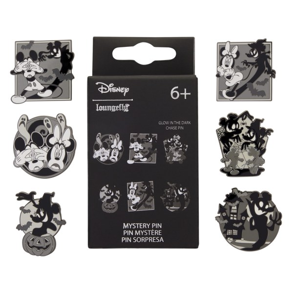 Pin's Boîte Mystère Mickey & Minnie Fantôme - Disney Loungefly
