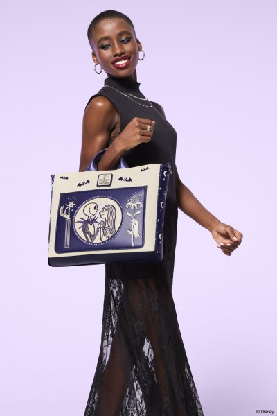 Sac à Dos Convertible sac Tote Jack & Sally Ciel Nocturne - Disney Loungefly