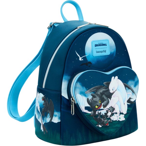 Sac à dos Loungefly How to Train Your Dragon Toothless And Light Fury Scene Collection 26cm